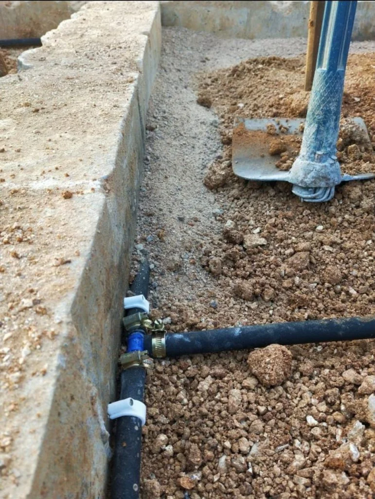 Termipore Anti termite pipe before PCC